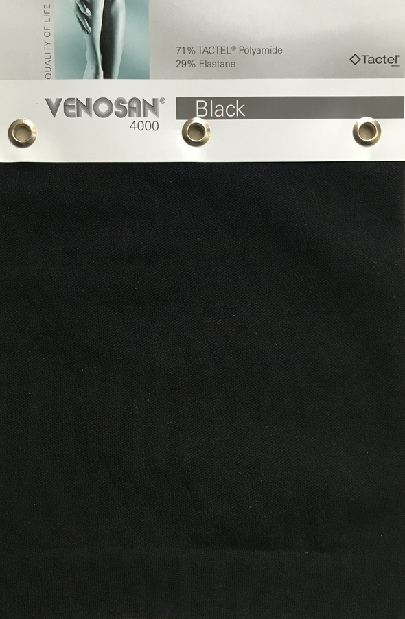 Venosan 4000 Thigh-High Compression Stockings, Plain Silicone Top, 20-30 mmHg