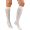 Truform Cable Pattern Women's Support Socks TorontoOrthotics S White 