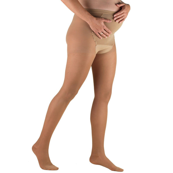 Truform Sheer Support Hose for Pregnancy TorontoOrthotics S Beige 