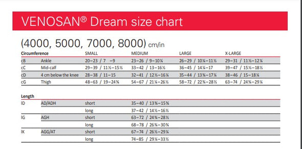 Venosan 4000 Climate Effect Compression Knee-High Stockings, 20-30 mmHg