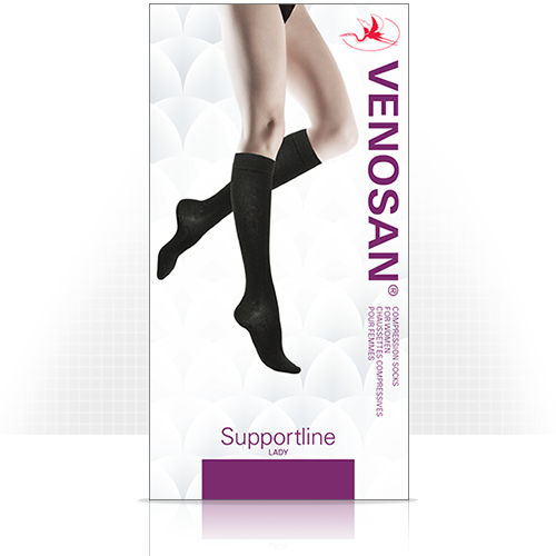 Venosan Supportline Ladies Knee-High Socks, 18-22 mmHg