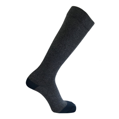  Truform Compression Socks, 15-20 mmHg, Men's Crew Length Mid- Calf Cushion Foot Socks, White, Large : Health & Household