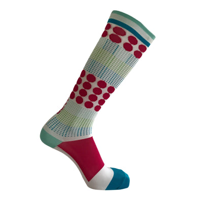 knee-high-support-socks-dots-red-large-green-blue-stripes-achi-plus-hotrockindots-one-stop-compression-sox