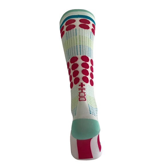knee-high-support-socks-dots-red-large-green-blue-stripes-achi-plus-hotrockindots-one-stop-compression-sox