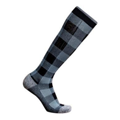 knee-high-support-socks-lumberjack-squares-grey-black-grey-heel-toe-achi-plus-lumberjackgrey-one-stop-compression-sox
