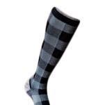 knee-high-support-socks-lumberjack-squares-grey-black-grey-heel-toe-achi-plus-lumberjackgrey-one-stop-compression-sox