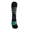 knee-high-support-socks-navy-zigzags-horizontal-aqua-wine-yellow-wine-toe-aque-heel-achi-plus-metrotech-one-stop-compression-sox