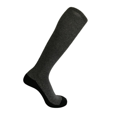 knee-high-compression-socks-grey-white-specks-black-sole-achi-plus-saltnpeppa-one-stop-compression-sox